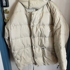 Polo Sport by Ralph Lauren Vintage Beige Hooded Puffer Coat